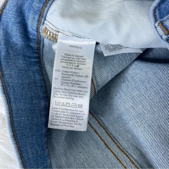 Madewell Kick Out Crop Jeans Boot Cut Denim light Blue Size 30 - Picture 5 of 8